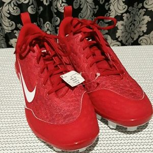 NIKE HYPERDIAMOND 2 PRO MCS SOFTBALL CLEATS RED